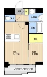 LIBTH西新Ⅲ【10階】の間取り
