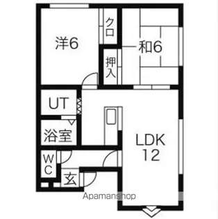 パークアベニュー【201号室】の間取り