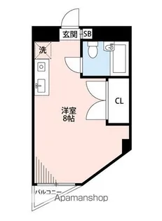 いつきレジデンス弐番館【102号室】の間取り