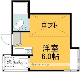 サンパレス仙川【2階】の間取り