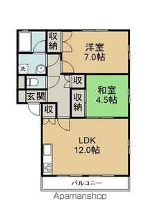 ヤマイチ館【201号室】の間取り
