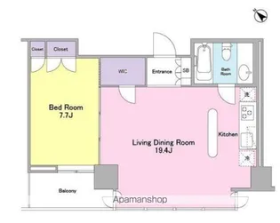 フォレストタウン参宮橋【9階】の間取り