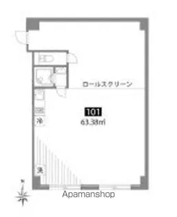 グランヒルズ西新宿 (旧メイゾン・ビタフェイス)【1階】の間取り