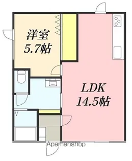 コーポ潤2【1階】の間取り