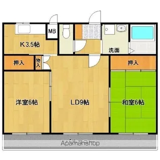 AMライフ21【102号室】の間取り
