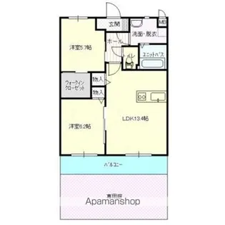 エスペランサ【105号室号室】の間取り
