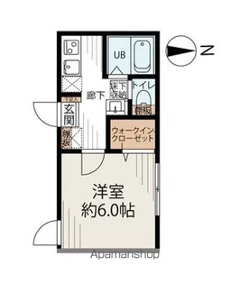 モカテラス松戸【3階】の間取り