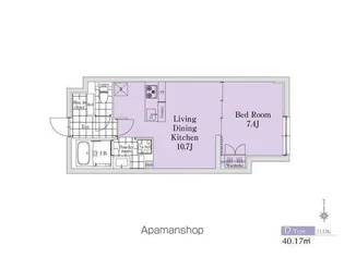 EXAM新中野Ⅱ【4階】の間取り