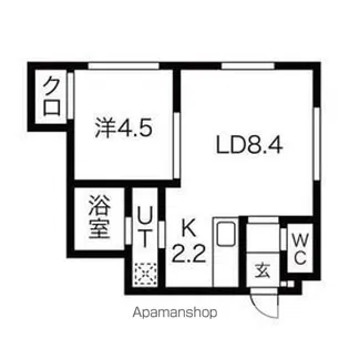 PERMANENT ARK BLESS【4階】の間取り