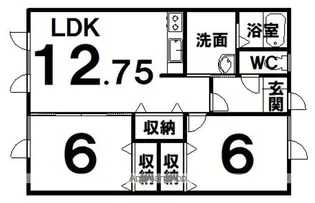 CASTLE【1階】の間取り