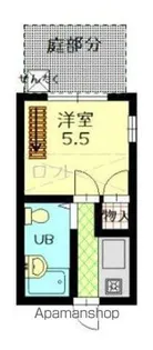 メゾンテイル【105号室】の間取り