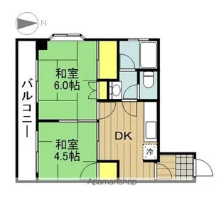 メゾン芝原【303号室】の間取り