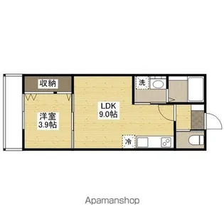 クレスト山本2【2階】の間取り