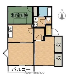 フレグランス若槻【1階】の間取り