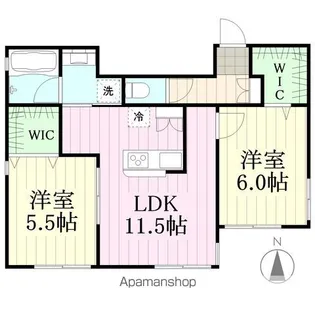アーチェロ【D号室】の間取り