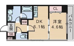 ハイムラポールPART13【603号室】の間取り