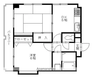 ロイヤルコンフォート長丘【303号室】の間取り
