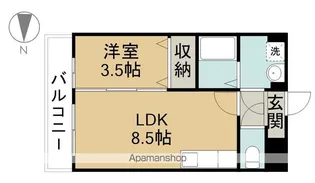 Coq Gasseau【4階】の間取り