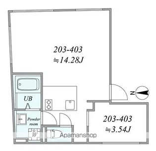 TRIAS551【2階】の間取り