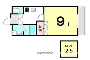 チュラクレール【2階】の間取り