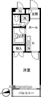 ジュネスシオン【2階】の間取り