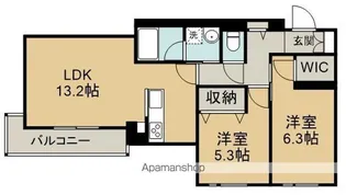 ベル ピュアン【301号室】の間取り