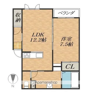 TOWN A&M【1階】の間取り