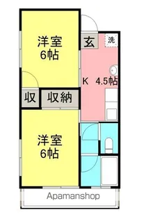 サニースクエア【301号室】の間取り