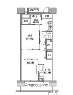 T’S GARDEN清瀬【7階】の間取り