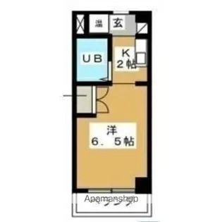 ジュネス今池【201号室】の間取り