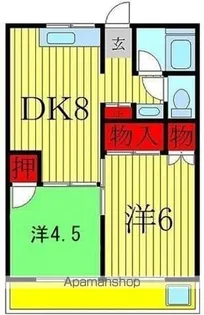 ジャスミンコート3【5階】の間取り