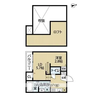 Cielo Garden 折立【1階】の間取り