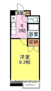 ハイアートビル新下関【707号室】の間取り
