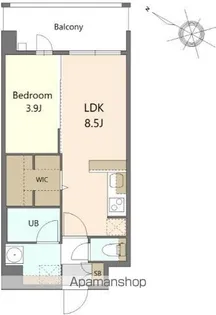 Quintet Minami Fukuoka【4階】の間取り