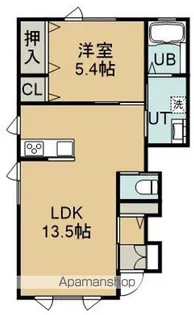 コルレ本通【1階】の間取り