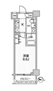 ジェノヴィア三ノ輪スカイガーデン【2階】の間取り