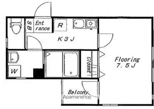 メゾンデール【3階】の間取り