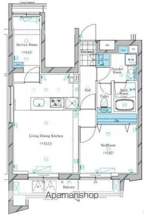 ガリシア文京本駒込【7階】の間取り