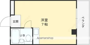アイディール若江【206号室】の間取り