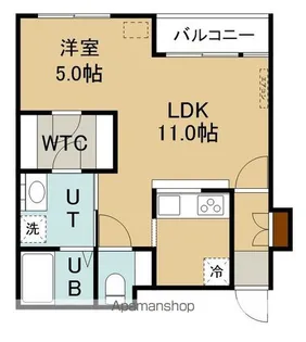 リコテシモ【402号室】の間取り