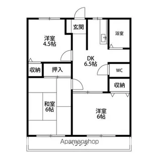 ウッドベル【1階】の間取り