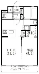 オランジュリー【3階】の間取り