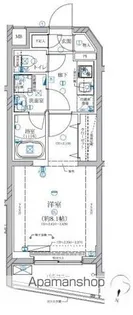 東京都中野区江原町1丁目【マンション】の間取り