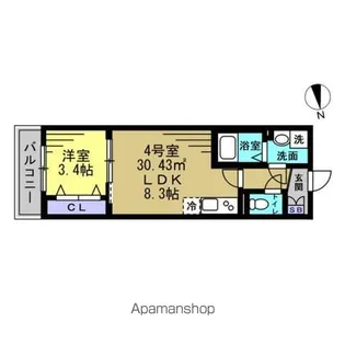 カイ・コート【2階】の間取り