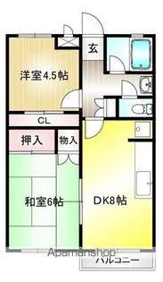 マックス【102号室】の間取り