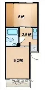河田町ローヤルマンション【301号室】の間取り