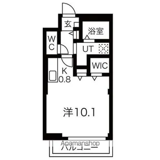 プレミアムキャッスル西春Ⅱ【105号室】の間取り