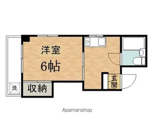 サンパークビル【303号室】の間取り