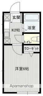 フレックス北山【103号室】の間取り