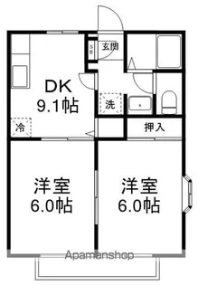 ソフィアビレッジ【2階】の間取り